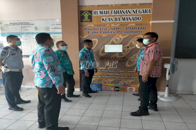 Rutan Manado Dapat Supervisi Fitur SDP Bidang Pengamanan