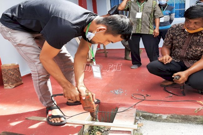 20 Klien Bapas Palangka Raya Dibekali Pelatihan Konstruksi Baja Ringan