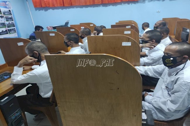 35 WBP LPN Jakarta Jalani UPK Paket B Tahun 2021