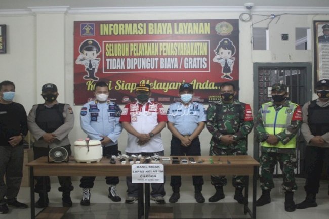 Gandeng Polsek & Koramil Cilegon, Lapas Cilegon Kembali Sidak Narapidana