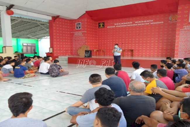 WBP Rutan Manado Dapat Arahan Jelang Ramadan & Hari Bakti Pemasyarakatan