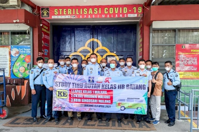 Demi Raih WBBM, Rutan Batang Berguru ke Lapas Malang