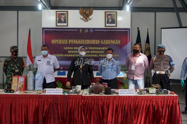 Razia Serentak, Lapas & Rutan Wilayah Yogyakarta Bersih dari Halinar