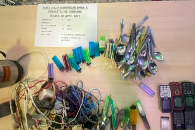 Razia di Lapas Lubuk Pakam Libatkan APH Kab. Deli Serdang