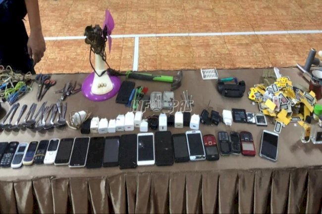 Tingkatkan Deteksi Dini, Satops Patnal Lapas Padang Gelar Razia Gabungan