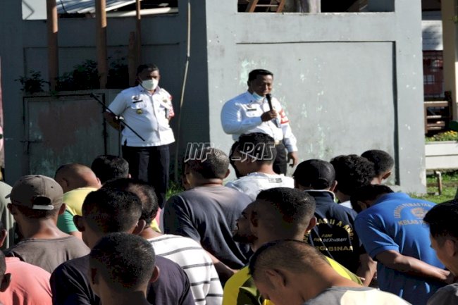 WBP Lapas Ambon Jaga Kebersihan & Ketertiban, Kalapas Mengapresiasi