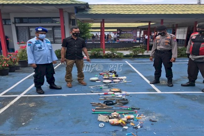 Cegah Gangguan Kamtib, Rutan Buntok Gelar Razia Gabungan 