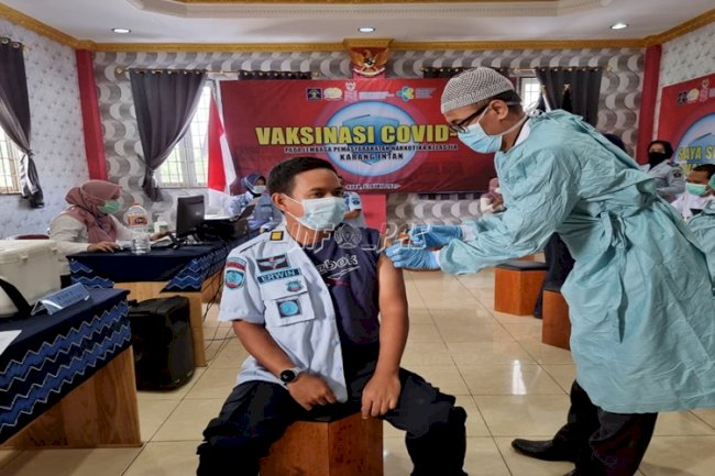 Jajaran Pemasyarakatan Dukung Vaksinasi COVID-19