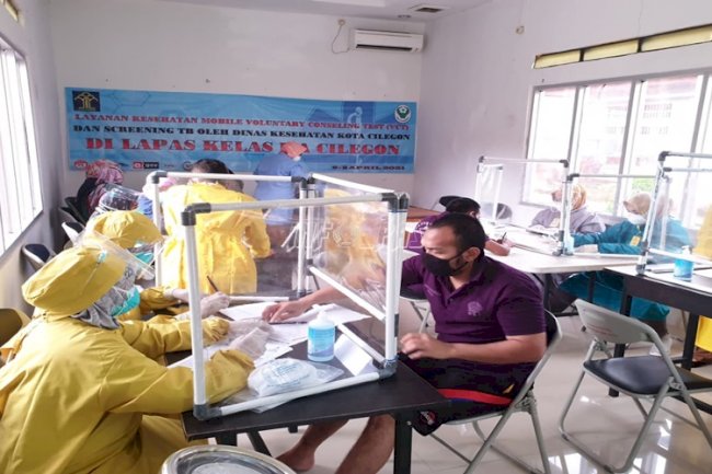 Gandeng Dinkes, Lapas Cilegon Gelar Skrining TB dan HIV