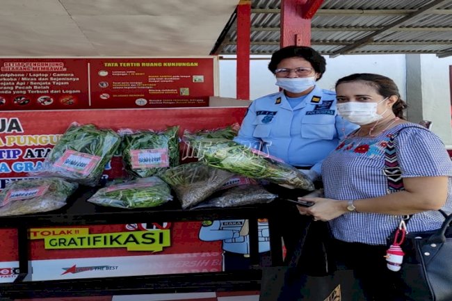 One Day One Prison’s Product di Lapas Ambon, Sayuran Laku Terjual