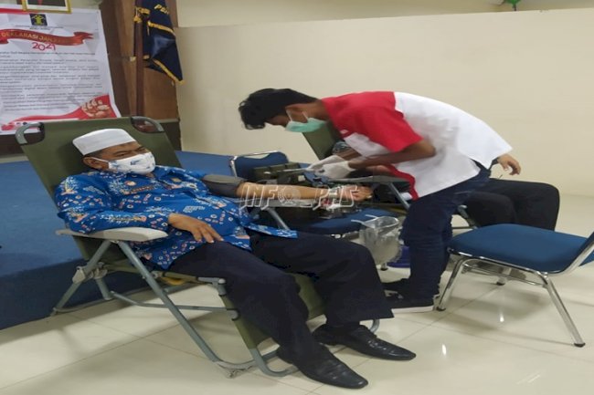 Jajaran Pemasyarakatan Ramai-Ramai Donorkan Darah