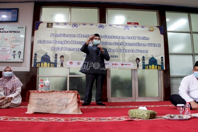 Bapas Jakarta Pusat Gelar Bina Mental & Santuni Anak Yatim