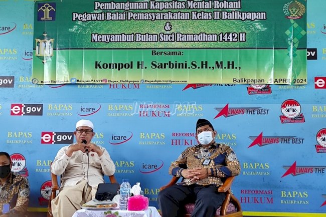 Sambut Ramadan, Bapas Balikpapan Bangun Kapasitas Mental Rohani Jajarannya 