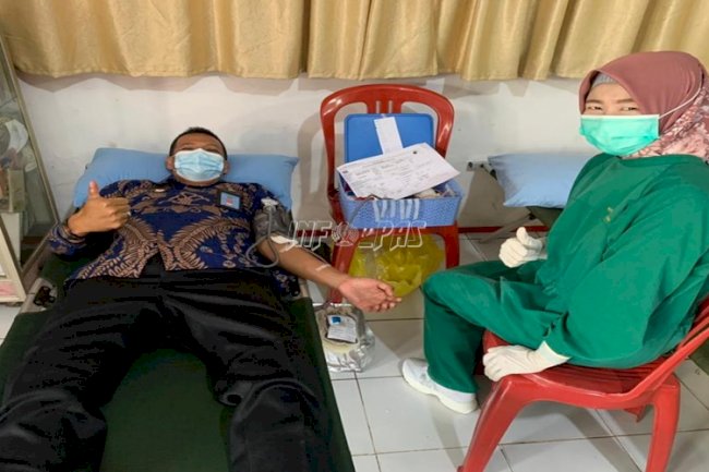 WBP & Petugas Pemasyarakatan Sumbangkan Darah Untuk Kemanusiaan