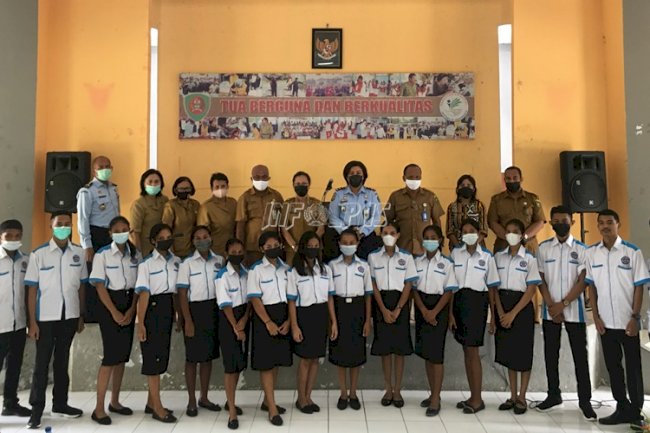 LPKA Ambon Ikuti Pembukaan Uji Kompetensi Siswa SMK N 6 Ambon