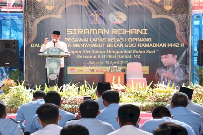 Sambut Ramadan, Lapas Cipinang Gelar Siraman Rohani 