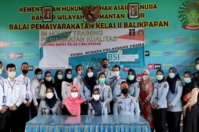 In House Training Tingkatkan Pelayanan Prima di Bapas Balikpapan