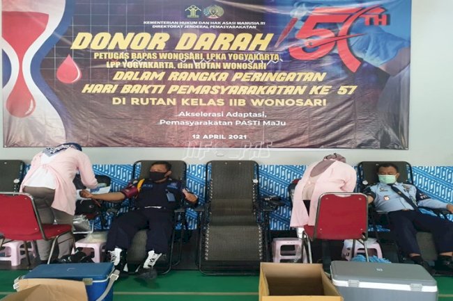 Gelar Donor Darah, Dari Pemasyarakatan untuk Kemanusiaan