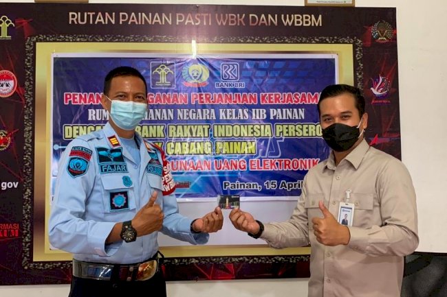 Cegah Penyalahgunaan Uang Tunai, Rutan Painan Rangkul BRI Terbitkan BRIZZI