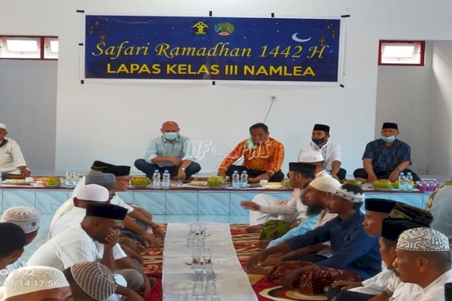 Safari Ramadan, Pimti Kanwil Maluku Kunjungi Lapas Namlea