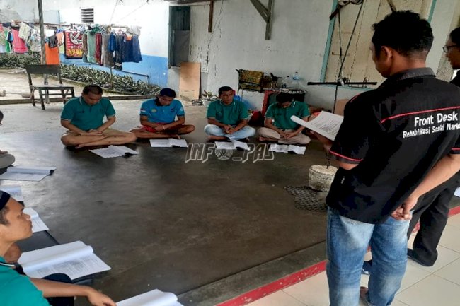 Walau Puasa, WBP Rehabilitasi Sosial Lapas Padang Tetap On Fire 