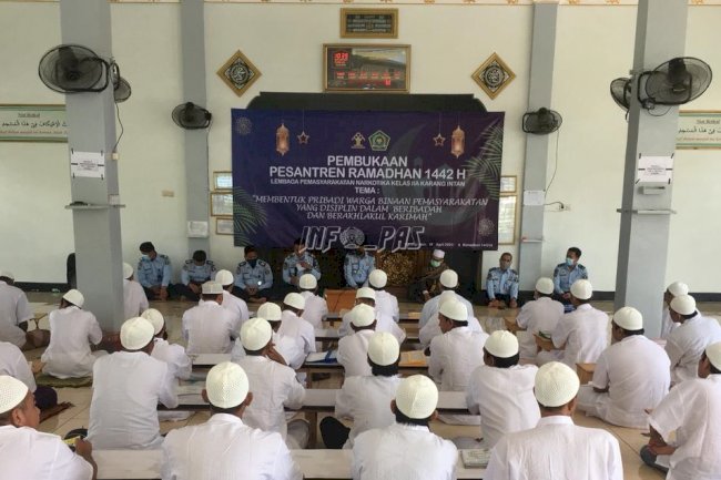 WBP Antusias Ikuti Pesantren Ramadan LPN Karang Intan