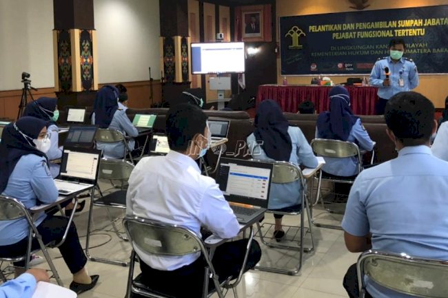 Lapas Padang Ikuti Sosialisasi Penyusunan Anjab & ABK 