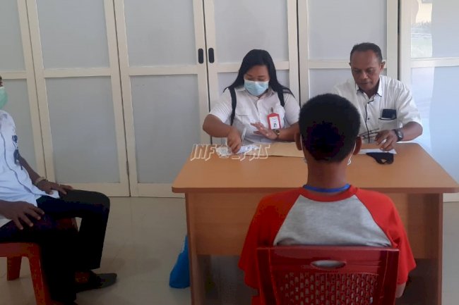 Anak LPKA Ambon Ikuti Ujian Praktik