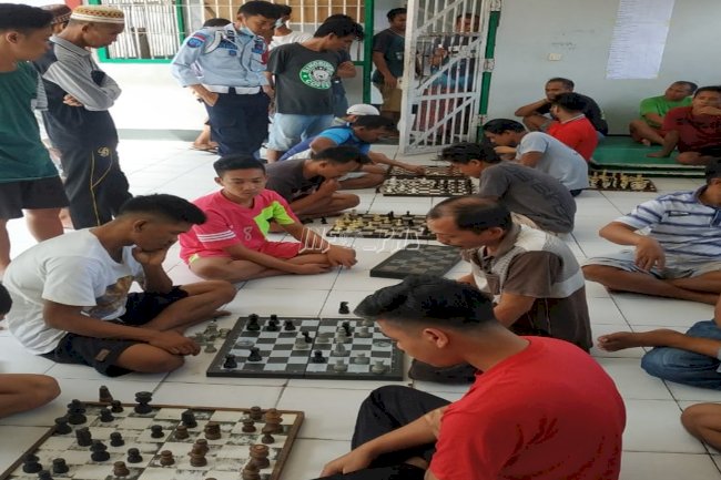 Seperti Ini Ngabuburit ala WBP Lapas Sampit