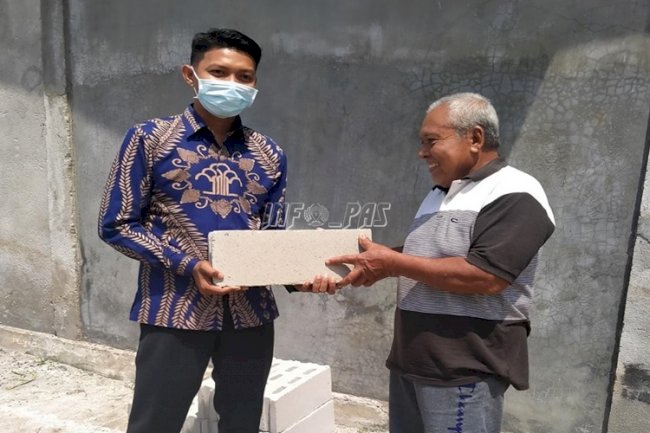 Batako Produk Lapas Sampit Kembali Diminati Konsumen