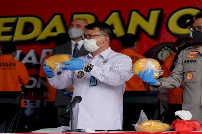 Kontribusi Pemasyarakatan Ungkap Peredaran Narkotika 2,5 Ton Jaringan Timur Tengah-Malaysia-Indonesia