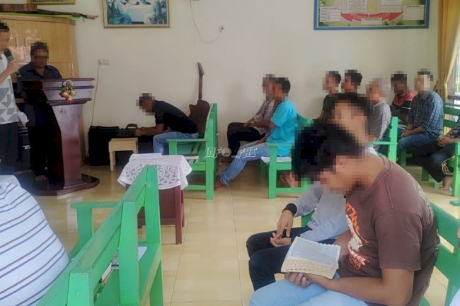 WBP Kristiani Lapas Sampit Aktif Beribadah