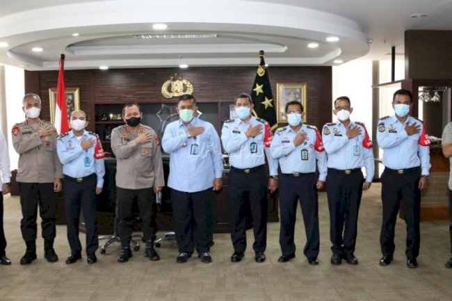 Kanwil Kemenkumham Sumbar Jalin Sinergi dengan Polda Sumbar