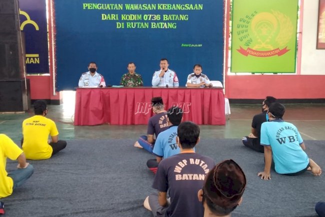 WBP Rutan Batang Dapat Penguatan Wawasan Kebangsaan 