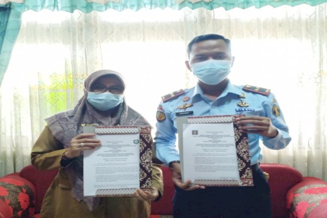 Lapas Sampit – Dinas Pertanian Kab. Kotim Sepakati PKS Pelatihan Pertanian Narapidana