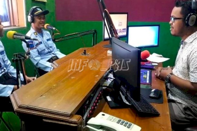 Rutan Batang Sosialisasikan SILABA Bersama Radio Abirawa FM