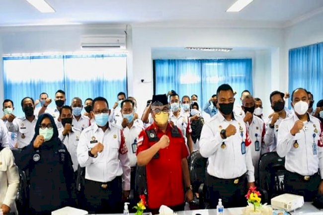 Kedatangan Kakanwil Jatim, UPT se-Korwil Madura Dapat Penguatan ZI 