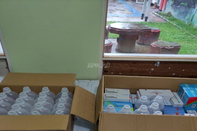 Lapas Sampit Terima Obat-Obatan dari Pemda Kotim