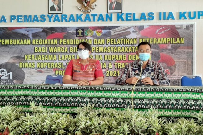 100 WBP Lapas Kupang Ikuti Pelatihan Mebel & Pengelasan