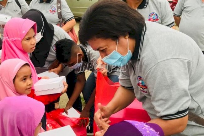 Peduli Anak Yatim, LPKA Ambon Berbagi Takjil