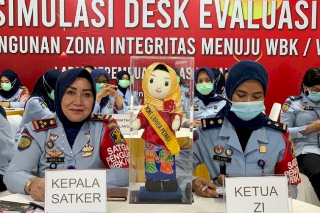 UPT Pemasyarakatan Wilayah DKI Jakarta Ikuti Simulasi Desk Evaluasi