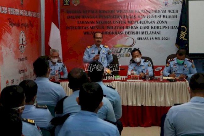 Kunjungi Rutan Banda Aceh, Kakanwil: Bijaklah Gunakan Medsos