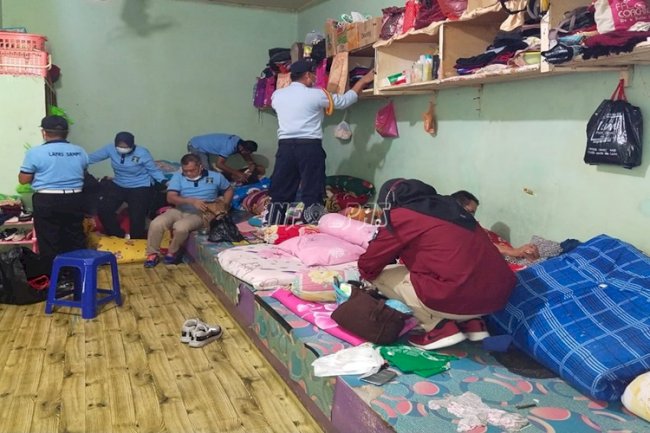 Satops Patnal Lapas Sampit Razia Blok WBP