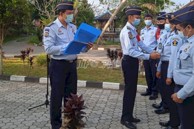 Sidak Satops Patnal Rutan Bangli Minim Pelanggaran Disiplin