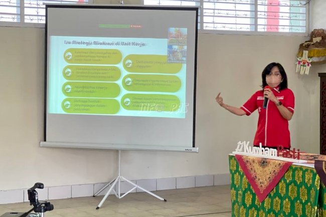 Staf Ahli Menkumham Berikan Penguatan Pembangunan ZI di Lapas Tabanan