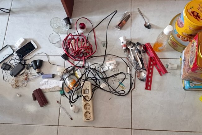 Cegah Halinar & Gangguan Kamtib, Satops Patnal Lapas Tual Lakukan Sidak