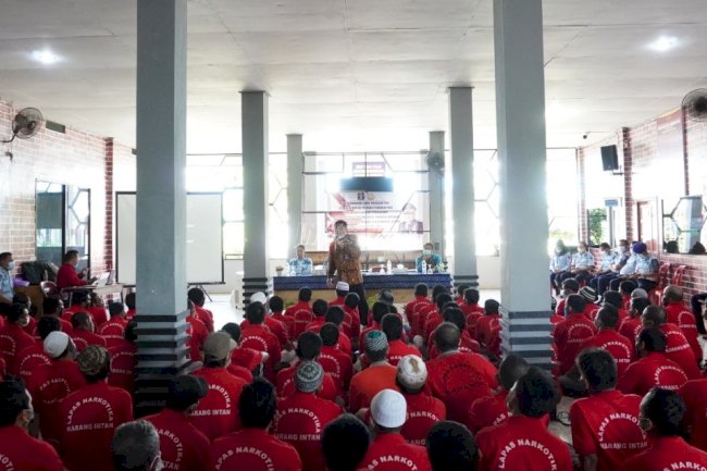 240 WBP LPN Karang Intan Antusias Ikuti Penyuluhan Bahaya Narkoba