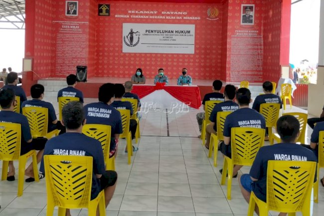 Rutan Manado Gelar Sosialisasi Bantuan Hukum Gratis Bagi WBP