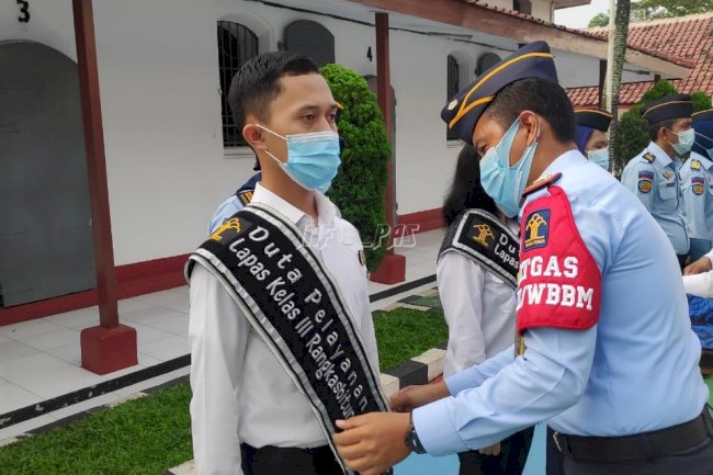 Kalapas Rangkasbitung Kukuhkan Agen Perubahan, Satgas WBK, dan Duta Layanan