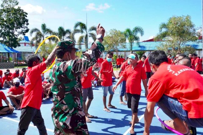WBP LPN Karang Intan Antusias Ikuti Wawasan Kebangsaan Bersama Kodim 1006/Martapura